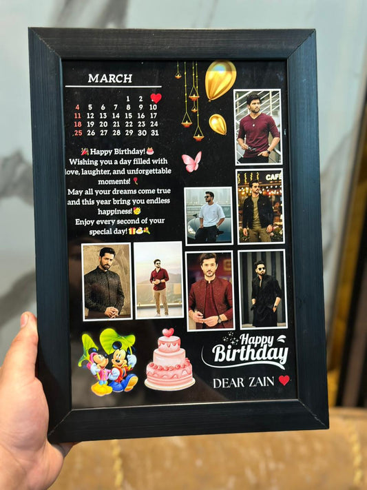 Customize 7 Pics Photo Frame