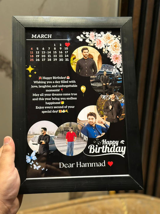 Customized Birthday Photo Frame – Apni Yaadon Ko Frame Karein ❤️🖼️