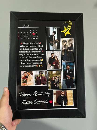 Premium Customize Birthday Photo Frame