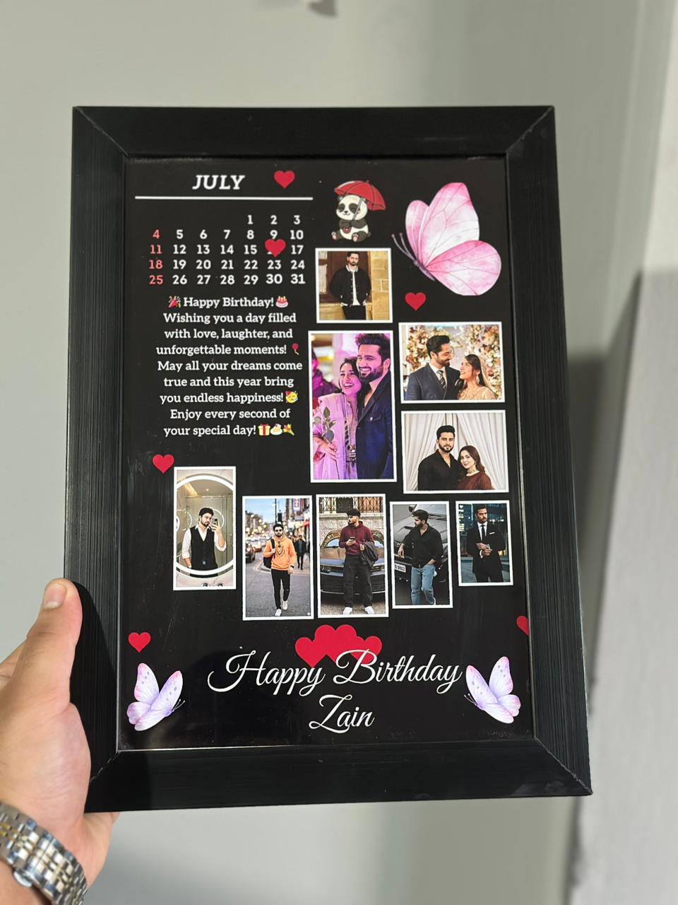 Premium Customize Birthday Photo Frame