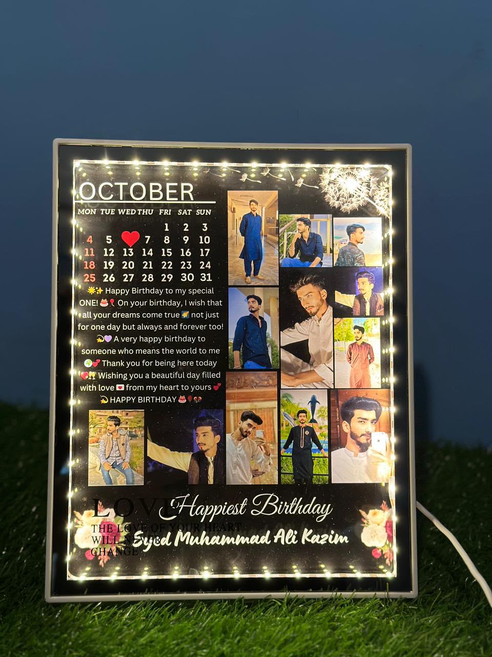 Birthday Special LED  Photo Frame