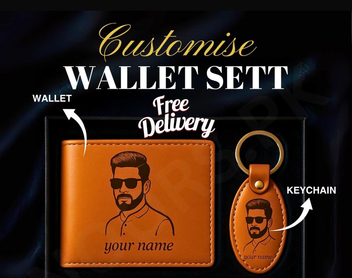 Customize Wallet and KeyChain Set